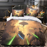 Charger l'image dans la visionneuse de la galerie, Star Wars Pattern Duvet Cover Bedding Set Without Filler