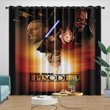 Load image into Gallery viewer, Star Wars Phantom Menace Curtains Blackout Window Drapes