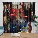 Load image into Gallery viewer, Star Wars Phantom Menace Curtains Blackout Window Drapes
