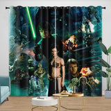 Load image into Gallery viewer, Star Wars Return of the Jedi Curtains Blackout Window Drapes
