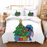 Charger l&#39;image dans la visionneuse de la galerie, Stitch Christmas Bedding Set Pattern Kids Quilt Cover Without Filler