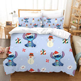 Charger l&#39;image dans la visionneuse de la galerie, Stitch Christmas Bedding Set Pattern Kids Quilt Cover Without Filler