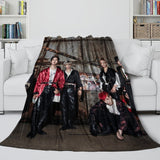 Load image into Gallery viewer, Stray Kids Blanket Flannel Fleece Pattern Throw Room Decoration