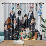 Charger l'image dans la visionneuse de la galerie, Stray Kids Curtains Blackout Window Drapes Room Decoration