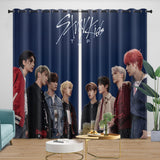 Charger l'image dans la visionneuse de la galerie, Stray Kids Curtains Blackout Window Pattern Drapes Room Decoration