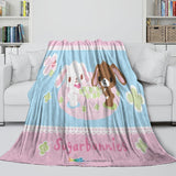 Load image into Gallery viewer, Sugarbunnies Blanket Flannel Fleece Throw Room Decoration