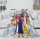 Charger l&#39;image dans la visionneuse de la galerie, Summer Wars Blanket Flannel Throw Kids Room Decoration