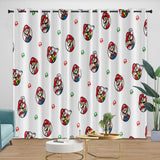 Load image into Gallery viewer, Super Mario Pattern Curtains Blackout Kids Room Window Drapes