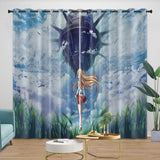 Charger l&#39;image dans la visionneuse de la galerie, Sword Art Online Curtains Blackout Kids Room Window Drapes