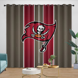 Load image into Gallery viewer, Tampa Bay Buccaneers Curtains Blackout Window Drapes Room Decoration