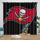 Load image into Gallery viewer, Tampa Bay Buccaneers Curtains Blackout Window Drapes Room Decoration