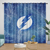 Load image into Gallery viewer, Tampa Bay Lightning Curtains Blackout Window Drapes Room Decoration