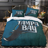 Load image into Gallery viewer, Tampa Bay Rays Bedding Set Quilt Cover Without Filler