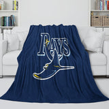 Load image into Gallery viewer, Tampa Bay Rays Blanket Flannel Throw Room Decoration