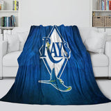 Load image into Gallery viewer, Tampa Bay Rays Blanket Flannel Throw Room Decoration