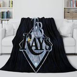 Load image into Gallery viewer, Tampa Bay Rays Blanket Flannel Throw Room Decoration