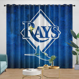 Charger l&#39;image dans la visionneuse de la galerie, Tampa Bay Rays Curtains Blackout Window Drapes Room Decoration
