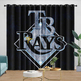 Charger l&#39;image dans la visionneuse de la galerie, Tampa Bay Rays Curtains Blackout Window Drapes Room Decoration