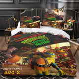 Charger l&#39;image dans la visionneuse de la galerie, Teenage Mutant Ninja Turtles Mutant Mayhem Bedding Set Quilt Duvet Cover Without Filler