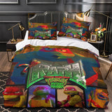 Charger l&#39;image dans la visionneuse de la galerie, Teenage Mutant Ninja Turtles Mutant Mayhem Bedding Set Quilt Duvet Cover Without Filler