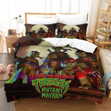 Charger l&#39;image dans la visionneuse de la galerie, Teenage Mutant Ninja Turtles Mutant Mayhem Bedding Set Quilt Duvet Cover Without Filler