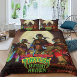 Charger l&#39;image dans la visionneuse de la galerie, Teenage Mutant Ninja Turtles Mutant Mayhem Bedding Set Quilt Duvet Cover Without Filler