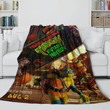 Charger l&#39;image dans la visionneuse de la galerie, Teenage Mutant Ninja Turtles Mutant Mayhem Blanket Flannel Fleece Throw