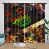 Load image into Gallery viewer, Teenage Mutant Ninja Turtles Mutant Mayhem Curtains Pattern Blackout Window Drapes