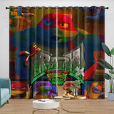 Load image into Gallery viewer, Teenage Mutant Ninja Turtles Mutant Mayhem Curtains Pattern Blackout Window Drapes