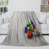 Load image into Gallery viewer, Tetris Blanket Flannel Fleece Throw Room Decoration