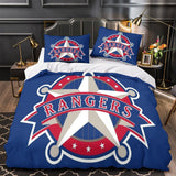 Charger l&#39;image dans la visionneuse de la galerie, Texas Rangers Bedding Set Quilt Cover Without Filler