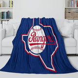 Load image into Gallery viewer, Texas Rangers Blanket Flannel Throw Room Decoration