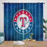 Charger l&#39;image dans la visionneuse de la galerie, Texas Rangers Curtains Blackout Window Drapes Room Decoration