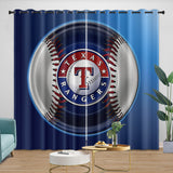 Charger l&#39;image dans la visionneuse de la galerie, Texas Rangers Curtains Blackout Window Drapes Room Decoration