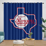 Charger l&#39;image dans la visionneuse de la galerie, Texas Rangers Curtains Blackout Window Drapes Room Decoration