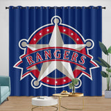 Charger l&#39;image dans la visionneuse de la galerie, Texas Rangers Curtains Blackout Window Drapes Room Decoration