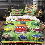 Load image into Gallery viewer, The Adventures Of Chuck And Friends Bedding Set Duvet Cover Without Filler