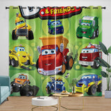 Charger l&#39;image dans la visionneuse de la galerie, The Adventures Of Chuck And Friends Curtains Blackout Window Drapes