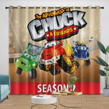 Charger l&#39;image dans la visionneuse de la galerie, The Adventures Of Chuck And Friends Curtains Blackout Window Drapes