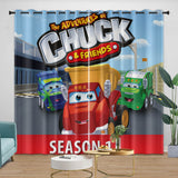 Charger l&#39;image dans la visionneuse de la galerie, The Adventures Of Chuck And Friends Curtains Blackout Window Drapes