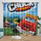 Charger l&#39;image dans la visionneuse de la galerie, The Adventures Of Chuck And Friends Curtains Blackout Window Drapes