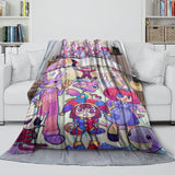 Charger l&#39;image dans la visionneuse de la galerie, The Amazing Digital Circus Blanket Flannel Fleece Throw Room Decoration