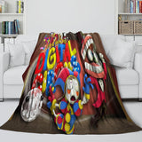 Charger l&#39;image dans la visionneuse de la galerie, The Amazing Digital Circus Blanket Flannel Fleece Throw Room Decoration