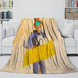 Charger l&#39;image dans la visionneuse de la galerie, The Bad Guys 2 Blanket Pattern Flannel Throw Room Decoration