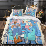 Charger l&#39;image dans la visionneuse de la galerie, The Fantastic Four Bedding Set Quilt Duvet Cover Without Filler