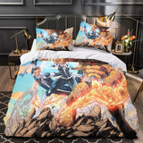 Charger l&#39;image dans la visionneuse de la galerie, The Fantastic Four Bedding Set Quilt Duvet Cover Without Filler