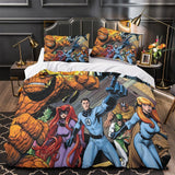 Charger l&#39;image dans la visionneuse de la galerie, The Fantastic Four Bedding Set Quilt Duvet Cover Without Filler