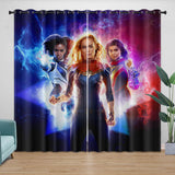 Load image into Gallery viewer, The Marvels Curtains Pattern Blackout Window Drapes