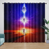 Load image into Gallery viewer, The Marvels Curtains Pattern Blackout Window Drapes