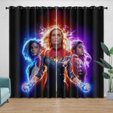 Load image into Gallery viewer, The Marvels Curtains Pattern Blackout Window Drapes